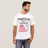 Crazy Cat Lady? Funny Cat Lover Gift T-shirt (Voorkant volledig)