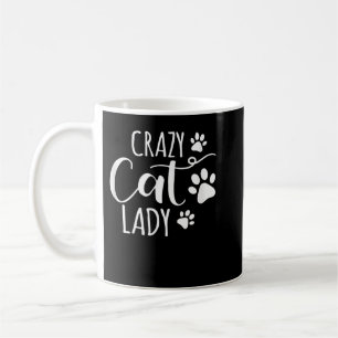 Crazy Cat Lady Funny Cat Meow voor mannen houdt va Koffiemok