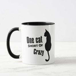 Crazy Cat Lady Funny Meow Coffee Mok