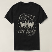 Crazy Cat Lady Funny T-shirt (Design voorkant)