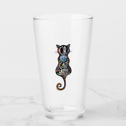 Crazy Cat Lady Glas (Voorkant)