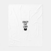 Crazy Cat Lady - Grappig Kattenliefhebber Gift Fleece Deken (Voorkant)