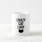 Crazy Cat Lady - Grappig Kattenliefhebber Gift Koffiemok (Center)