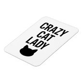 Crazy Cat Lady - Grappig Kattenliefhebber Gift Magneet (Linkerzijde)