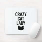 Crazy Cat Lady - Grappig Kattenliefhebber Gift Muismat (Met muis)