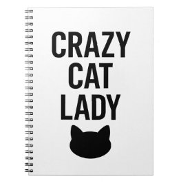 Crazy Cat Lady - Grappig Kattenliefhebber Gift Notitieboek