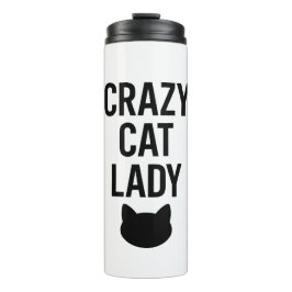 Crazy Cat Lady - Grappig Kattenliefhebber Gift Thermosbeker