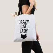 Crazy Cat Lady - Grappig Kattenliefhebber Gift Tote Bag (Dichtbij)