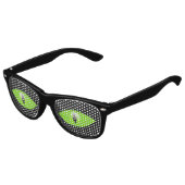 Crazy Cat Lady Green Cat Party Schaduwen Kinder Zonnebril (Gekanteld)