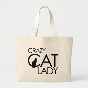 Crazy Cat Lady Grote Tote Bag