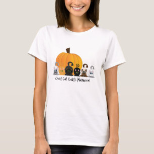 Crazy Cat Lady Halloween T-shirt