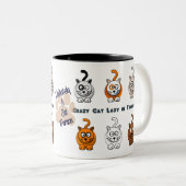 Crazy Cat Lady in training Coffee Mok (Voorkant rechts)