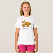 Crazy Cat Lady in Training Girl's T-shirt (Voorkant volledig)