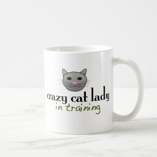 Crazy cat lady in training koffiemok (Rechts)