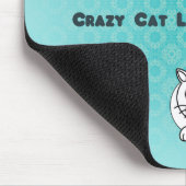 Crazy Cat Lady in training Mousepad Muismat (Hoek)