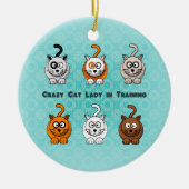 Crazy Cat Lady in training Ornament (Voorkant)