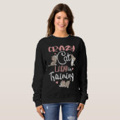Crazy Cat Lady in Training Women Girls Kitty Cats Trui (Voorkant volledig)