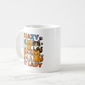 Crazy Cat Lady Kattenstapel  Koffiemok (Voorkant links)