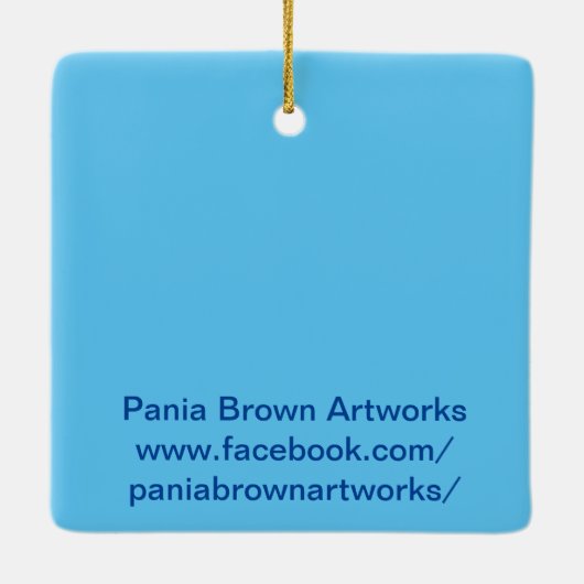 Crazy Cat Lady Keramisch Ornament (Achterkant)