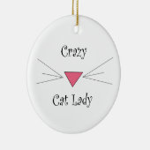 Crazy Cat Lady Keramisch Ornament (Rechts)