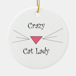 Crazy Cat Lady Keramisch Ornament