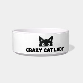 Crazy Cat Lady Keramische Pet Bowl Voerbakje