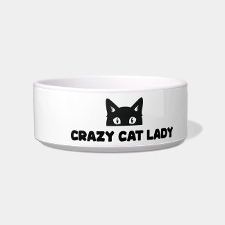 Crazy Cat Lady Keramische Pet Bowl Voerbakje