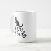 Crazy Cat Lady Koffiemok (Voorkant links)
