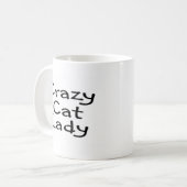 Crazy Cat Lady Koffiemok (Voorkant links)