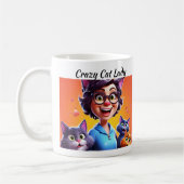 Crazy Cat Lady Koffiemok (Links)