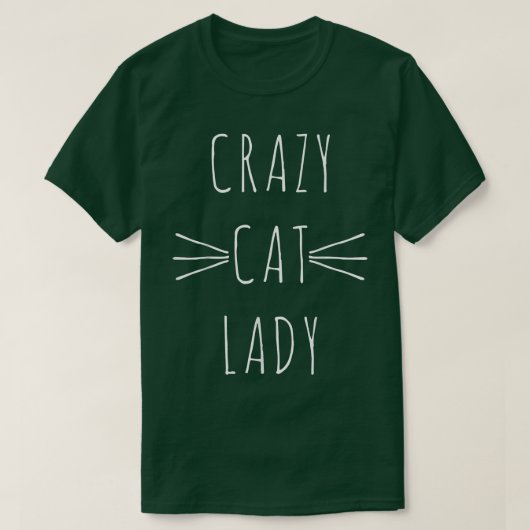 Crazy Cat Lady leuke kitten T-shirt (Design voorkant)