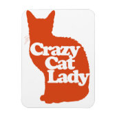 Crazy cat lady magneet (Verticaal)