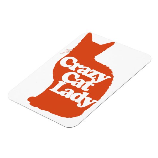 Crazy cat lady magneet (Linkerzijde)