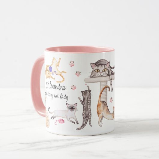 CRAZY CAT LADY MOK (Voorkant links)