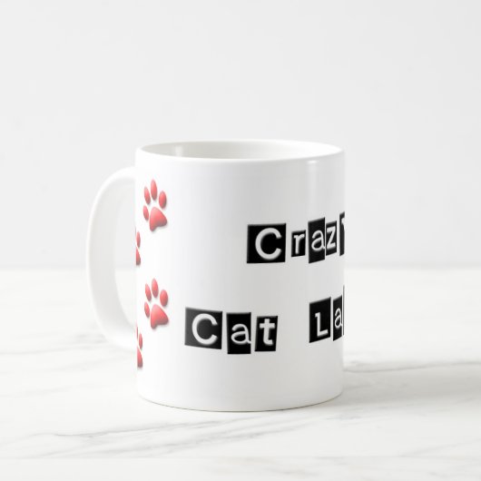 Crazy Cat Lady Mok (Voorkant links)
