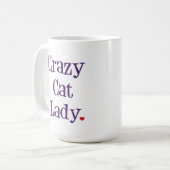 Crazy Cat Lady Mok (Voorkant links)