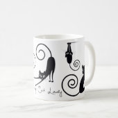 Crazy Cat Lady Mok met stijlvolle katten (Voorkant rechts)