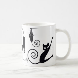Crazy Cat Lady Mok met stijlvolle katten