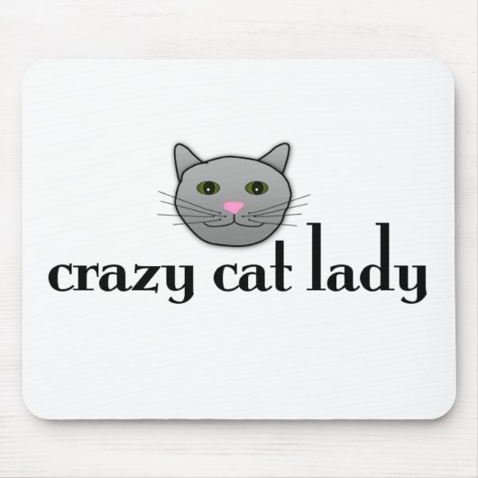 Crazy Cat Lady Muismat (Voorkant)