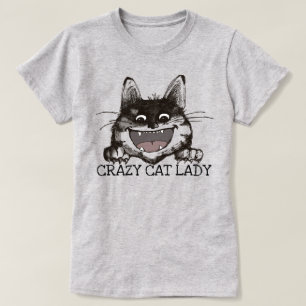 Crazy Cat Lady Personalize T-shirt
