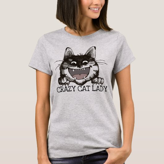 Crazy Cat Lady Personalize T-shirt (Voorkant)