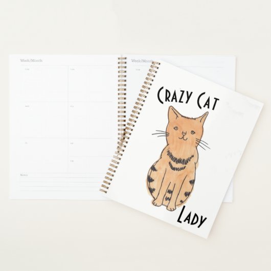 Crazy Cat Lady Planner (Display)