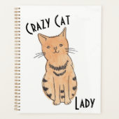 Crazy Cat Lady Planner (Voorkant)