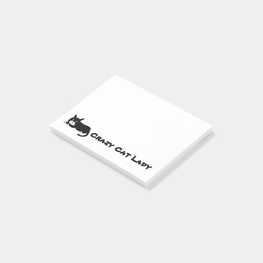 Crazy Cat Lady Post-it® Notes (Schuin)