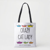 Crazy Cat Lady Rafter Tote Bag (Voorkant)