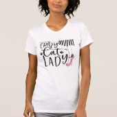 Crazy Cat Lady | Schattigee Humor-offerte T-shirt (Voorkant)