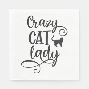 Crazy cat lady servet