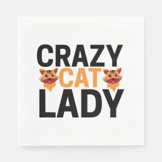 Crazy cat lady servet