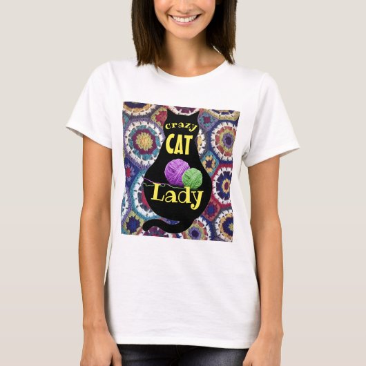 Crazy Cat Lady Shirt (Voorkant)