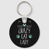 Crazy Cat Lady Sleutelhanger (Voorkant)